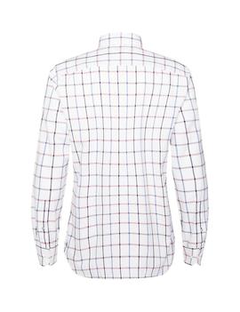 MULTI WINDOWPANE SHIRT REGULAR FIT HAUTE RED