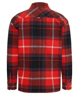 SOBRECAMISA DE CUADROS EN ALGODÓN PEINADO