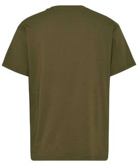 CAMISETA GOLD LINEAR REGULAR FIT VERDE CAQUI