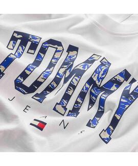 CAMISETA CAMO COLLEGE REGULAR FIT BLANCA