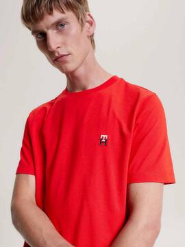 CAMISETA SMALL IMD MONOGRAMA ROJA