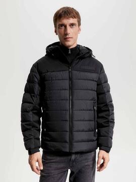 CHAQUETA ACOLCHADA MID NEW YORK REGULAR FIT NEGRA