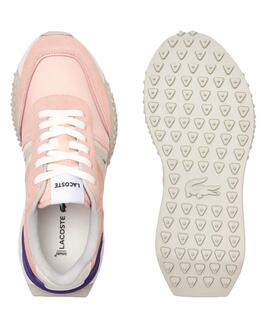 ZAPATILLAS LACOSTE L-SPIN DELUXE ROSA, GRIS Y MORADO