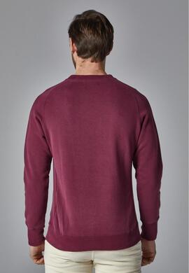 SUDADERA SLIM FIT GRANATE PEACE