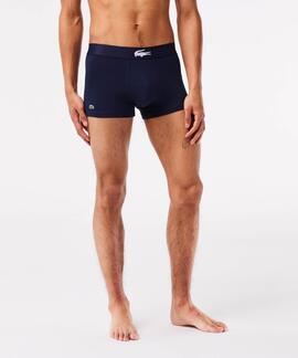 BOXERS 3 PACK TRUNK COTTON STRETCH BLANCO, VERDE Y MARINO