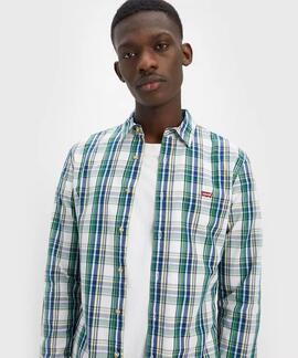 CAMISA BATTERY HOUSEMARK SLIM FIT CUADROS MULTICOLOR