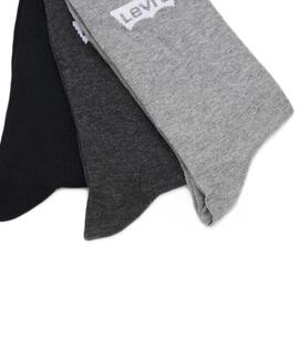 CALCETINES ALTOS LEVI’S® REGULAR CUT BATWING LOGO 3 PARES GR