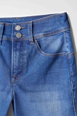 PANTALÓN VAQUERO SECRET SLIM HIGH RISE PUSH IN SOFT TOUCH