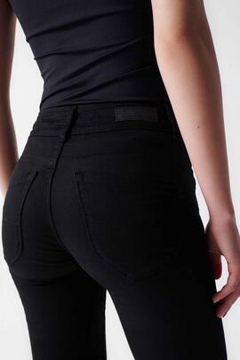 PANTALÓN VAQUERO SECRET SLIM HIGH RISE PUSH IN TRUE BLACK