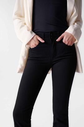 PANTALÓN VAQUERO SECRET SLIM HIGH RISE PUSH IN TRUE BLACK