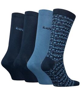 CALCETINES LEVI’S® GIFTBOX REGULAR CUT DENIM BLUE COMBO