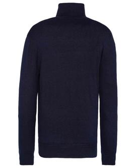 JERSEY CUELLO VUELTO PLBEAL4 AZUL MARINO