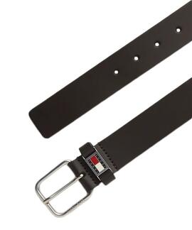 CINTURÓN DE PIEL SCANTON 3.5 CM MARRÓN