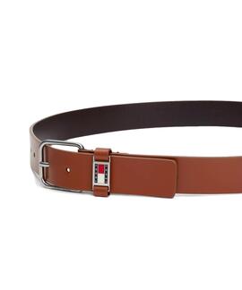 CINTURÓN DE PIEL SCANTON 3.5 CM COGNAC