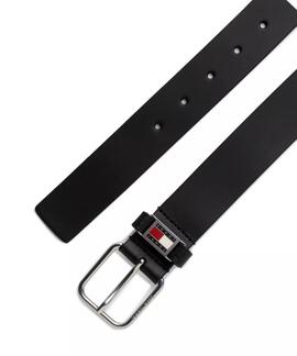 CINTURÓN DE PIEL SCANTON 3.5 CM NEGRO