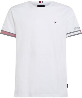 CAMISETA FLAG CUFF REGULAR FIT BLANCA