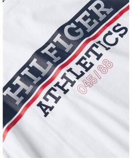 CAMISETA HILFIGER ATHLETICS REGULAR FIT BLANCA