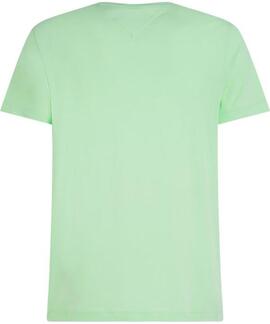 CAMISETA STRETCH SLIM FIT VERDE LIMA
