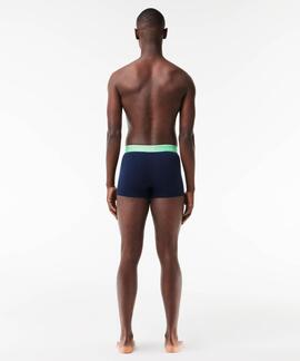 BOXERS 3 PACK TRUNK COTTON STRETCH AZUL MARINO