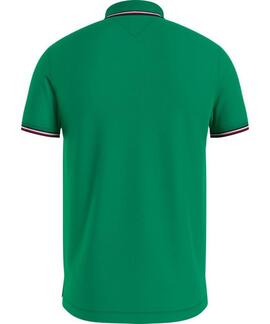 POLO 1985 RWB TIPPED SLIM FIT VERDE