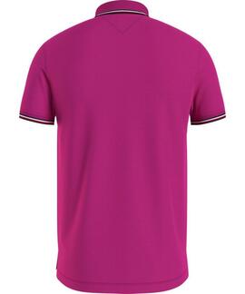 POLO 1985 RWB TIPPED SLIM FIT FUCSIA