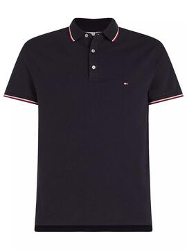 POLO 1985 RWB TIPPED SLIM FIT AZUL MARINO