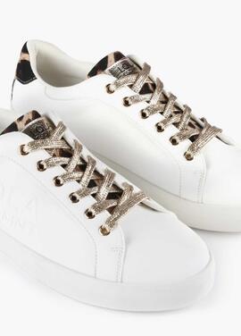 SNEAKERS SUELA DEPORTIVA BLANCOS CON ANIMAL PRINT