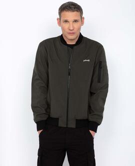 CAZADORA BOMBER KYSON SOFTSHELL VERDE CAQUI