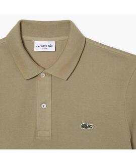 POLO LACOSTE SLIM FIT CB8 BEIGE