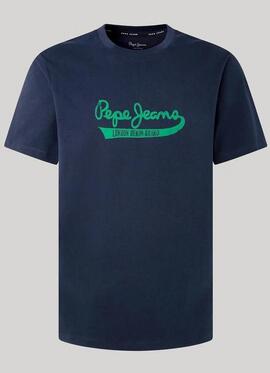 CAMISETA CLAUDE REGULAR FIT AZUL MARINO