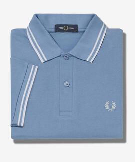 POLO TWIN TIPPED M3600 L15 SKY / SNOW WHITE / SNOW WHITE