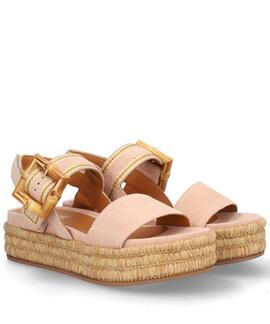 SANDALIAS BALI ANTE ROSA