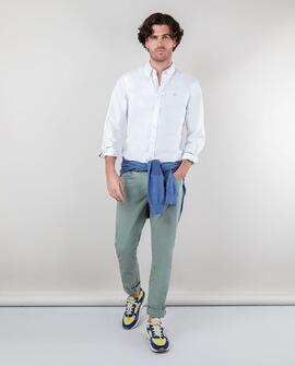CAMISA PIN POINT OXFORD BLANCO