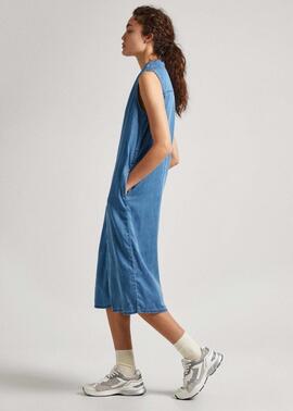 VESTIDO CAMISERO MAGGIE DENIM LYOCELL