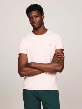 CAMISETA STRETCH SLIM FIT ROSA