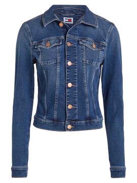 CAZADORA VAQUERA VIVIANNE SLIM FIT BH0151 EN DENIM AZUL