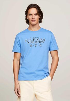 CAMISETA HILFIGER ATHLETICS STACK AZUL