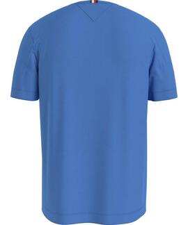 CAMISETA MONOGRAM BADGE REGULAR FIT AZUL
