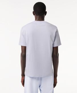 CAMISETA BÁSICA DE CORTE CLÁSICO REGULAR FIT AZUL