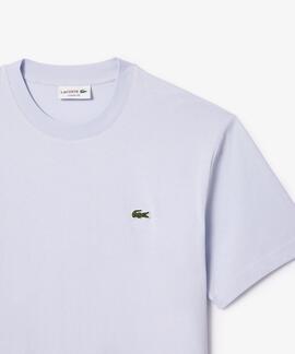 CAMISETA BÁSICA DE CORTE CLÁSICO REGULAR FIT AZUL