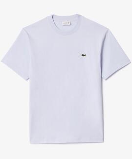 CAMISETA BÁSICA DE CORTE CLÁSICO REGULAR FIT AZUL