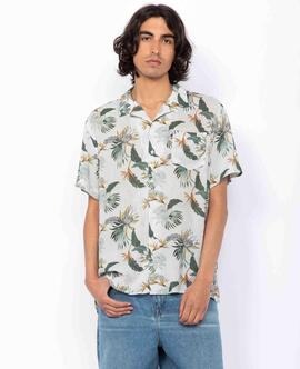 CAMISA MANGA CORTA HAWAIANA LIGERA SHRIVERA OFF WHITE PARADI