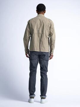 CHAQUETA TWILL JACKET BREEZIFY LIGHT TAN