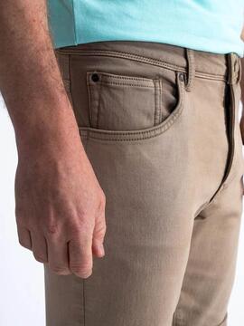 PANTALÓN CORTO VAQUERO JACKSON CAMEL