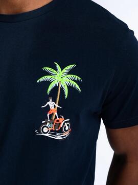 CAMISETA ARTWORK T-SHIRT OASIS AZUL MARINO