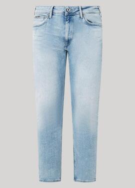 PANTALÓN VAQUERO TAPERED JEANS STANLEY PF3 DENIM AZUL CLARO