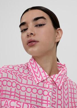 CAMISA BÁSICA LOLA CASADEMUNT FUCSIA FLUOR