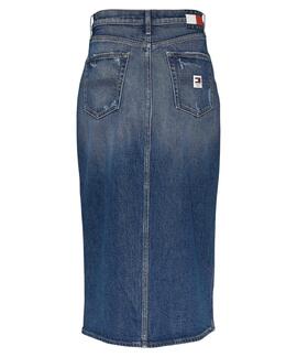 FALDA VAQUERA MIDI CLAIRE HIGH RISE CH6138 DENIM MEDIUM