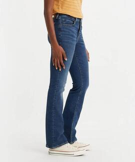 PANTALÓN VAQUERO 725™ BOOTCUT DE TIRO ALTO BLUE WAVE DARK