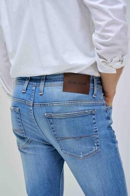 PANTALÓN VAQUERO SLIM FIT LOW RISE MEDIUM LIGHT
